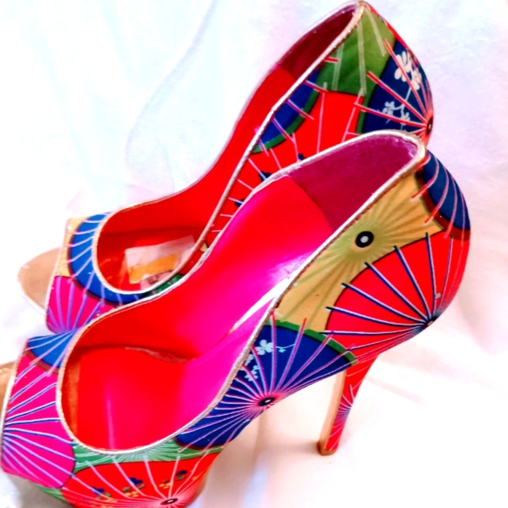 Vibrant Multicolor Stiletto Heels
